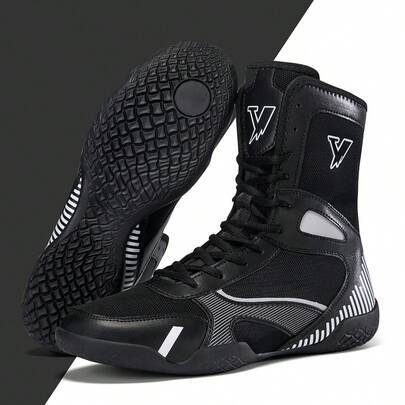 STARNOVO 1 双柔软、舒适、防滑拳击/摔跤鞋，适合训练和比赛，男士专业运动鞋，适合武术、击剑、摔跤、综合格斗、举重、深蹲，适合健身房，尺码 39-48