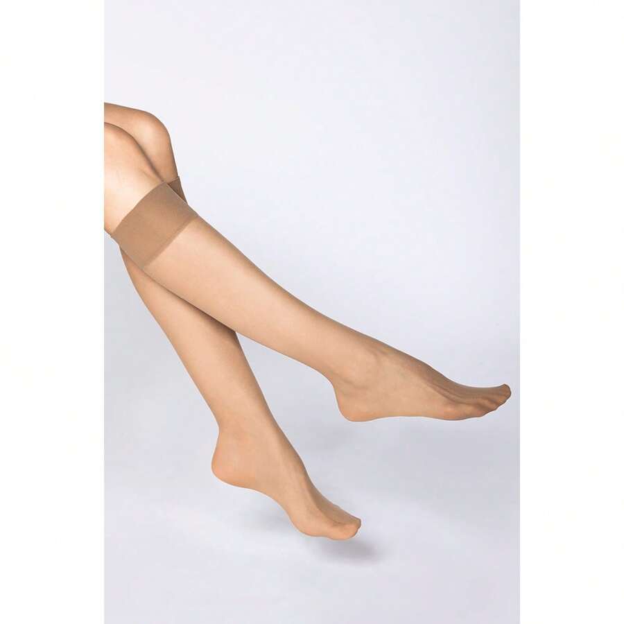 Lupo Mini Lu 3/4 Stockings, 20 Thread Count, Comfort And Softness - natural - 查看 1