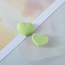 3 pezzi Adesivi casuali a forma di cuore, decorazioni per cover di telefono fai-da-te, fermagli per capelli, accessori per borse, forniture per artigianato in resina