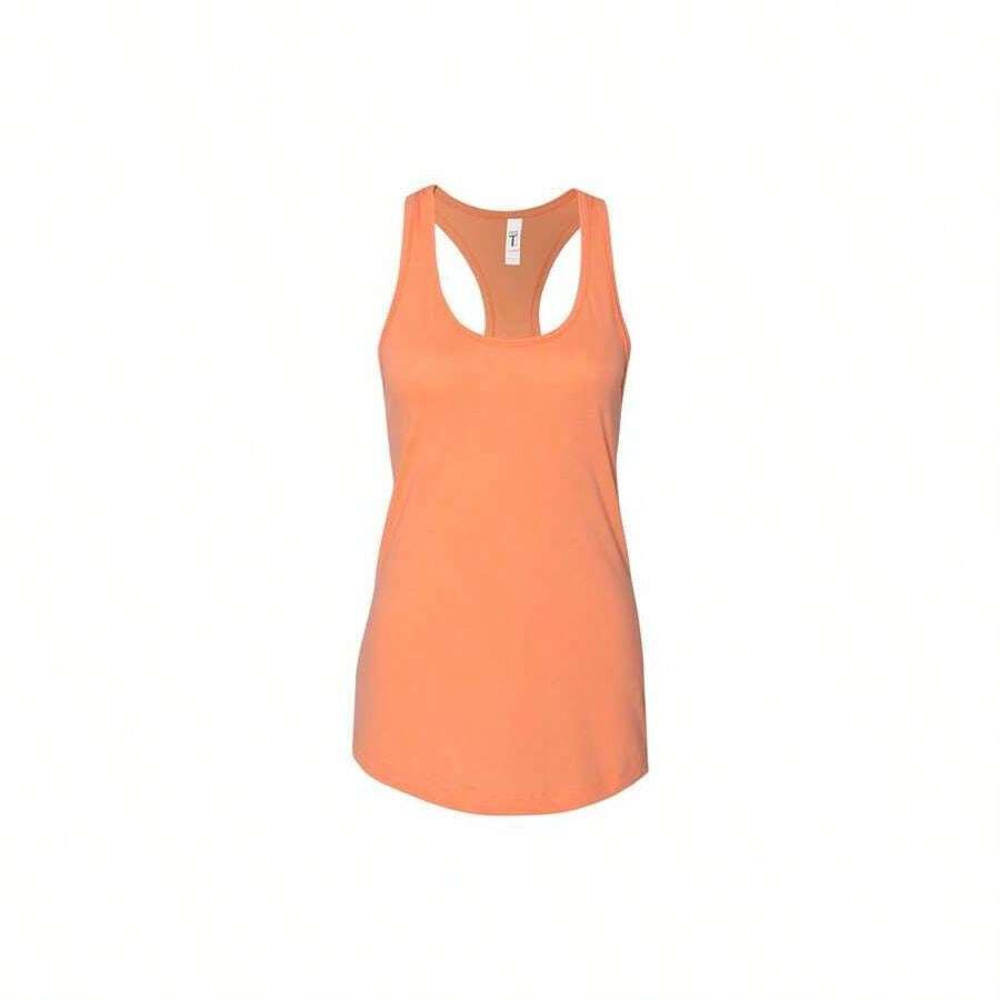 Camiseta de tirantes "Aquí llega el sol" - Naranja - Ver 1