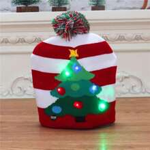 gorra navideño con luz - N - Ver 4
