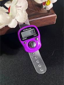 10 piezas/Paquete Anillo de dedo con contador manual LED