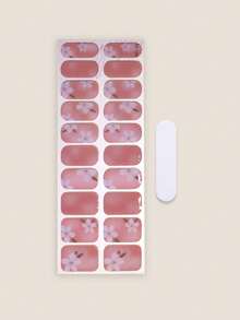 Unghie in gel cristallo EMI per Ognissanti, colla base trasparente, 20 pezzi di adesivi per unghie in gel, richiede lampada UV, qualità da salone, lunga durata e resistenza, ES20 all'ingrosso cross-border spedizione singola, stile simile agli adesivi per unghie del libro rosso, adesivi per unghie per le dita