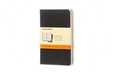 Moleskine Cashier Pocket Ruled 3 Pack - Black - View 2