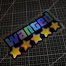 1pc Limited Edition Five-Star WANTED Waterproof Vinyl Sticker Set - Laser-Cut Window And Bumper Decals For Cars, Motorcycles, Trucks, Phones, Bottles, Luggage, Laptops & More - Add To Your Bumpers, Toilets, Walls - Perfect Gift For Car Enthusiasts And Art Lovers