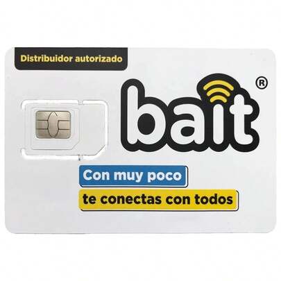 Sim Chip Bait 15 Días 5 GB Internet Redes Ilimitadas