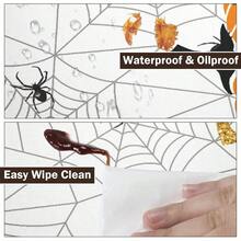 Water-Resistant Round Tablecloth With Elastic Edge For 40-44" Tables - Spooky-pumpkin - View 10