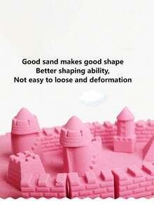 1 Set Indoor Space Sand Kit, Magic Sand That Doesn't Stick To Hands, Hand-Colored Sand (Mixed Colors And Styles), Christmas, Christmas Gift, New Year Gift - Multicolor - View 4