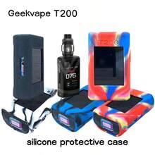Textured Anti-Drop Anti-Dust Protective Case, Silicone Cover, Protective Shell For Geekvape T200, Multiple Colors Available, Ultra-Thin Tactile Feel, Anti-Slip Anti-Fall Liquid Silicone Protective Case - Multicolor - View 8