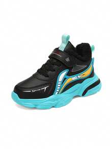 Calçados esportivos infantis com forro térmico e quentes para o inverno para meninos