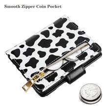Slim Bifold Wallet RFID Credit Card Wallet Small Cute Card Holder For Women, Cow{"Color_name":"Cow"} - Multicolor7 - View 5