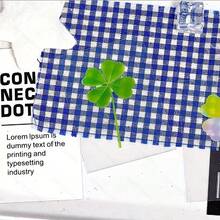 Tarjeta postal de trébol de cuatro hojas transparente, adecuada para aniversario, Acción de Gracias, Pascua - Marcador de libros floral, decoración de regalo, papelería para vacaciones, estilo minimalista y elegante, foto visible