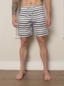 Short Tactel Grosso Masculino Mauricinho Adulto Surf Praia Piscina Secagem Rápida Academia Shorts Verão - Preto - Visão 10