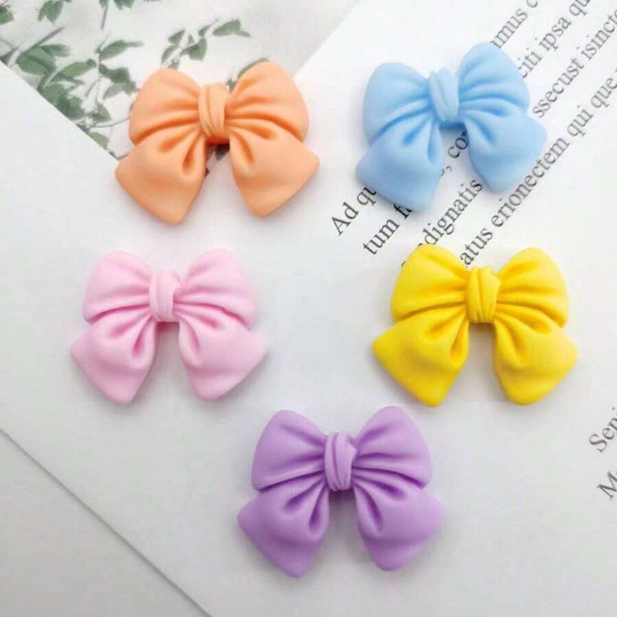 5pcs Small Bow Tie Refrigerator Magnets, Fridge Magnets, For Home Decor, Refrigerator Decoration, Cute Decor - Multicolor - View 1