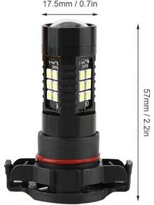 Acouto Lámpara antiniebla, 12-28V Bombillas antiniebla para automóvil 360 grados H16 Lámpara antiniebla para automóvil, Luz antiniebla blanca 21W 3030 SMD LED Faros antiniebla delanteros para autom - 1 - Ver 2