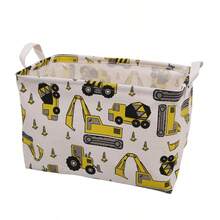 Caixa de armazenamento de tecido, organizador de roupas, organizador de itens de mesa para dormitório, cesta de armazenamento de lanches para brinquedos à prova d'água, caixa de armazenamento de mesa, caixa de armazenamento de brinquedos dobrável de algodão e linho, cesta organizadora de roupa suja à prova d'água para uso doméstico