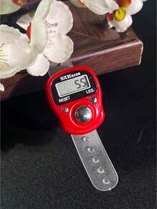 10 piezas/Paquete Anillo de dedo con contador manual LED