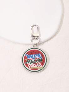 1/3pcs Shiny Watermelon Elegant Keychain Pendant, Viva La Vida Cute Fruit Keychain Pendant, Creative Bag Charm, Star Watermelon Keychain, Christmas Keychain Gift Bag Charms Car Accessories Teacher Friend Sister Gift Ideas - Multicolor - View 17