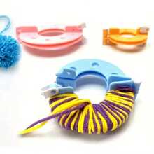 4/8Sets) Essential Pom Pom Maker, Suitable For Pom Pom Knitting Needles DIY Tools - Multicolor - View 6