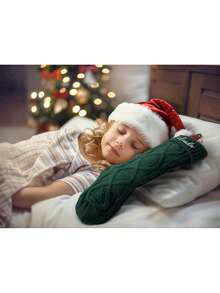 1pc,2025 Family Christmas Stockings, Personalized Christmas Stocking, Embroidered Xmas Stockings, Holiday Stocking, Monogram Stocking Ornament - Multicolor - View 10