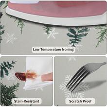 Water-Resistant Round Tablecloth With Elastic Edge For 40-44" Tables - Gift-grey Tree - View 3