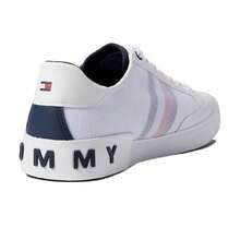 Tommy Hilfiger Hilfiger Rojo Sneakers Men's US 13 White Round Toe Casual Shoes GAL11 - 白色 - 查看 4