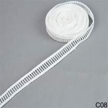 5/10 yard Ren trắng Lụa sữa Ren hòa tan trong nước Thêu Ruy băng Vải viền Ren hoa cúc Cuộn Ren Polyester thêu Ruy băng viền để may Trang phục Phụ kiện Thủ công DIY - Nhiều màu - Xem 33