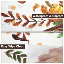 Water-Resistant Round Tablecloth With Elastic Edge For 40-44" Tables - Autumn-nature - View 7
