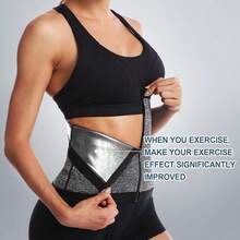 Adjustable Women's Shapewear, Featuring Silver Ion Sauna Effect To Promote Sweating And Slim The Waistline - Multicolor - View 6