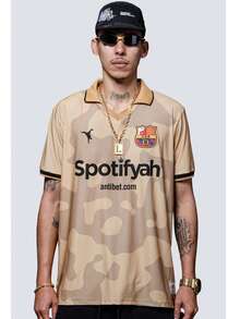 Chronic Dry Fit Polo Neck Soccer Shirt Gang Key - 金色 - 查看 1