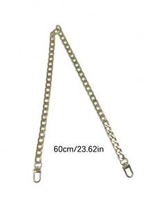 Phụ kiện dây đeo xích vàng, dây đeo vai thay thế cho túi xách, túi tote, túi đeo chéo, ví - Vàng - Xem 3