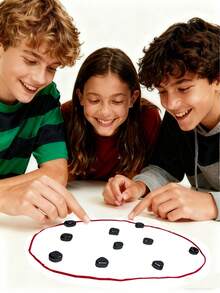 Juego de imanes, juego magnético con cuerda, ajedrez magnético con piedras, para 2 jugadores, tiempo de juego de 10 minutos, juegos de mesa