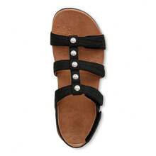 Vionic Amber I8708S1001 Sandals Women 12 Black Adjustable Strap Slingback ZAP449 - 黑色 - 查看 7