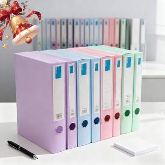 加厚文件盒，PP文件收纳盒，A4合同文件夹，会计凭证整理盒