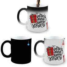 Caneca Mágica Porcelana Presente Natal Amigo Secreto