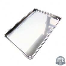 Forma Assadeira Baixa Nº 3 Rocambole Biscoito Bandeja de Alumínio - Padrão Aluminío - Visão 6