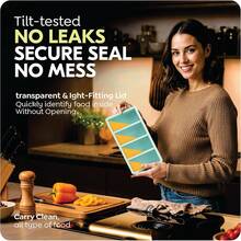 LAXDAMRE-Silicone Freezer Trays With Lids, 1-Cup Soup Container Style Cube Trays Freezer - Leakproof, Dishwasher,Oven , Stackable, Broth, Leftovers & Meal Prep, BPA 2 Pack-2025 - 1 - Xem 4