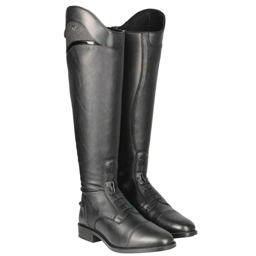 Hy Unisex Adult Atrani Long Riding Boots (Black) - 100% Mixed - (BZ6007) - Black - View 1
