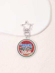1/3pcs Shiny Watermelon Elegant Keychain Pendant, Viva La Vida Cute Fruit Keychain Pendant, Creative Bag Charm, Star Watermelon Keychain, Christmas Keychain Gift Bag Charms Car Accessories Teacher Friend Sister Gift Ideas - Multicolor - View 15