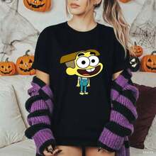 Big City Greens A Big City Greens.Jpg220g High-Quality Pure Cotton T-Shirt With Minimalist Printing, Soft And Breathable Fabric, Comfortable And Loose, Suitable For All Day Wear, Suitable For Office Casual Wear, Spring And Summer Daily Appearance, Elegant And Youthful Design Ropa De HombreMen's Fall Pumpkin Spice Ghost Graphic Tee Shirt,Cute Halloween Costume Party Apparel,Casual Comfortable Soft Cotton Short Sleeve Crew Neck TShirt For Autumn [Women's Floral & Inspirational Quote Graphic Print% Cotton T-Shirt - Relaxed Fit Round Neck Short Sleeve Casual Top For Spring/Summer Funny Best Friends T-Shirt, Greg And Rowley Meme Graphic Tee, Unisex Y2K Streetwear Top Men's Letter & Palm Tree Graphic Round Neck Short Sleeve T-Shirt Dauomo Men Heart Embroidery Tee Homme Men's Letter Print Round Neck Casual Slim Fit Short Summer Cartoon Bear Printed Round Neck Short Sleeve Casual T-Shirt - 黑色 - 查看 6