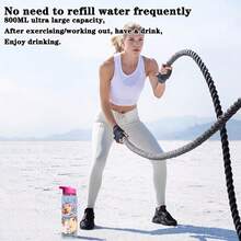 1 Pc Kawaii Capybara Printed Water Bottle, Cute Cartoon Design, PVC Immune Plastic, Round, Lightweight, Hand Wash Only, Very Suitable For Mountaineering Sports Outdoor Camping Tourism