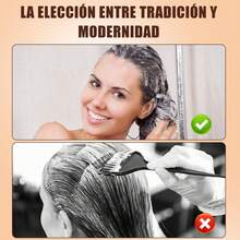 Shampoo Tinte Instantáneo 4 en 1 para Mujer y Hombre - Suave, Cobertura de Canas y Larga Duración - Color Café Oscuro - CAFÉ OSCURO - Ver 4