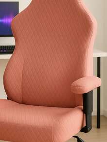 Luxury Quilted Gaming Chair Cover - Rusty Rose - View 3