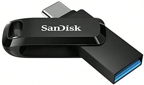 Ổ đĩa flash USB SanDisk Ultra Dual Drive Go 256 GB USB Type-A / USB Type-C 3.2 Gen 1 (3.1 Gen 1) Màu đen - màu đen - Xem 1