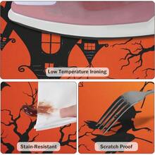 Water-Resistant Round Tablecloth With Elastic Edge For 40-44" Tables - Spooky-spiderweb - View 8