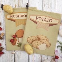 Bộ đồ dùng nhà bếp - Bộ túi đựng khoai tây/hành tây/tỏi/nấm - Tạm biệt căn bếp bừa bộn - Lưu trữ ngăn nắp - Làm chậm quá trình nảy mầm - Di động - Hoàn hảo cho những chuyến dã ngoại - Màu vàng - Xem 5