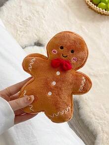 Novo Boneco de Natal Homem de Gengibre Chaveiro de Pelúcia Boneco de Pelúcia Decoração de Festa Árvore de Natal Almofada Presente Surpresa de Ano Novo para Namorado e Namorada Presente de Natal - Multicolorido - Visão 5