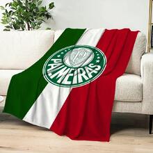 S-SE Fashion Warm Soft Plush Nap Blankets Sofa P-Palmeiras For Living Room Office Bedroom HomeBirthday Cool Gifts Flannel.Jpg - 白色 - 查看 1