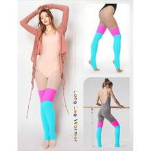 V28 Long Leg Warmer, Women's Men 80s Party Ribbed Knit Dance Sports{"Color_name":"Hole71-Mix2mh"} - 多色13 - 查看 5