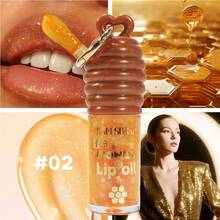 Honey Lip Oil For Women - Hydrating & Plumping Lip Gloss With Propolis Extract & Vitamin E - Clear, Lightweight Formula For Dry Lips - Perfect Gift For Mom, Girlfriend, Friends - 無色 - 查看 12